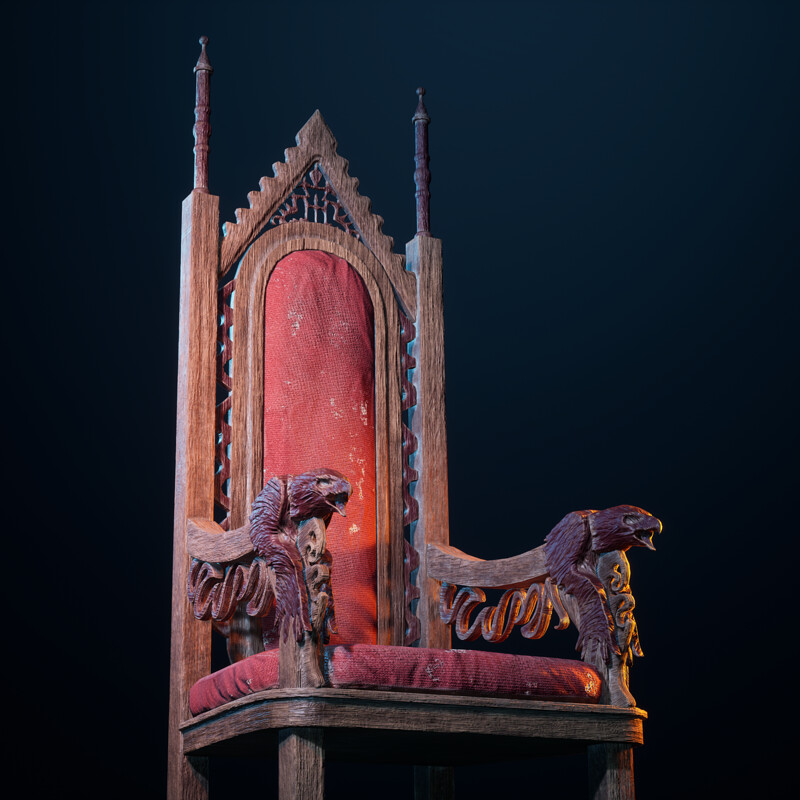 Medieval Commander's Chair