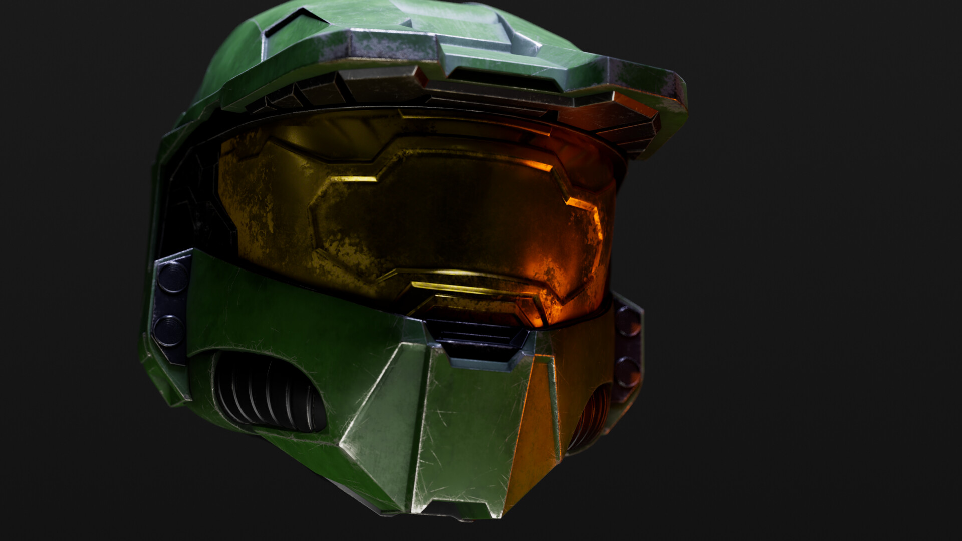 ArtStation - Mjolnir Mk. VI - H2A Helmet Replica