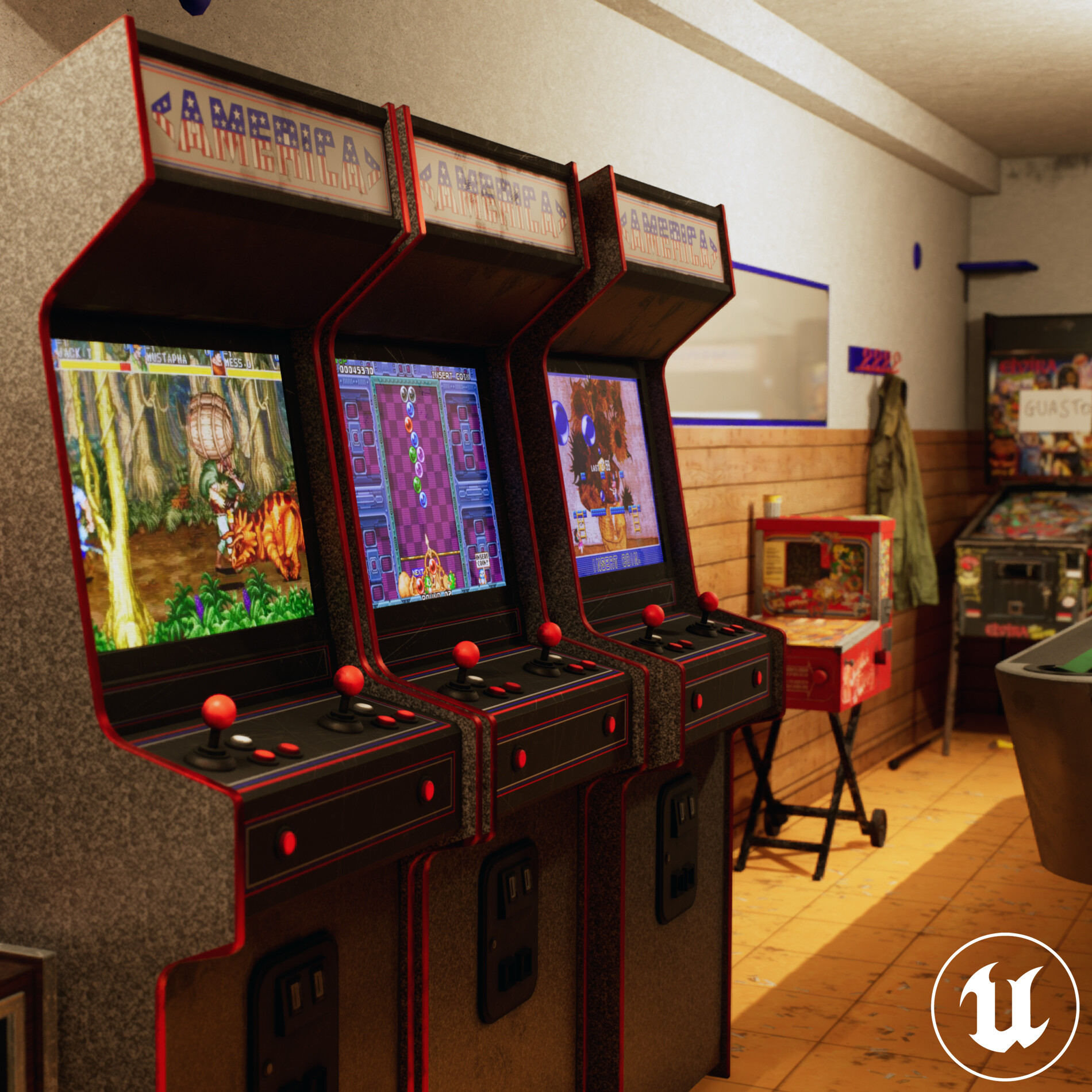 ArtStation - Retro Arcade 90s - UE5