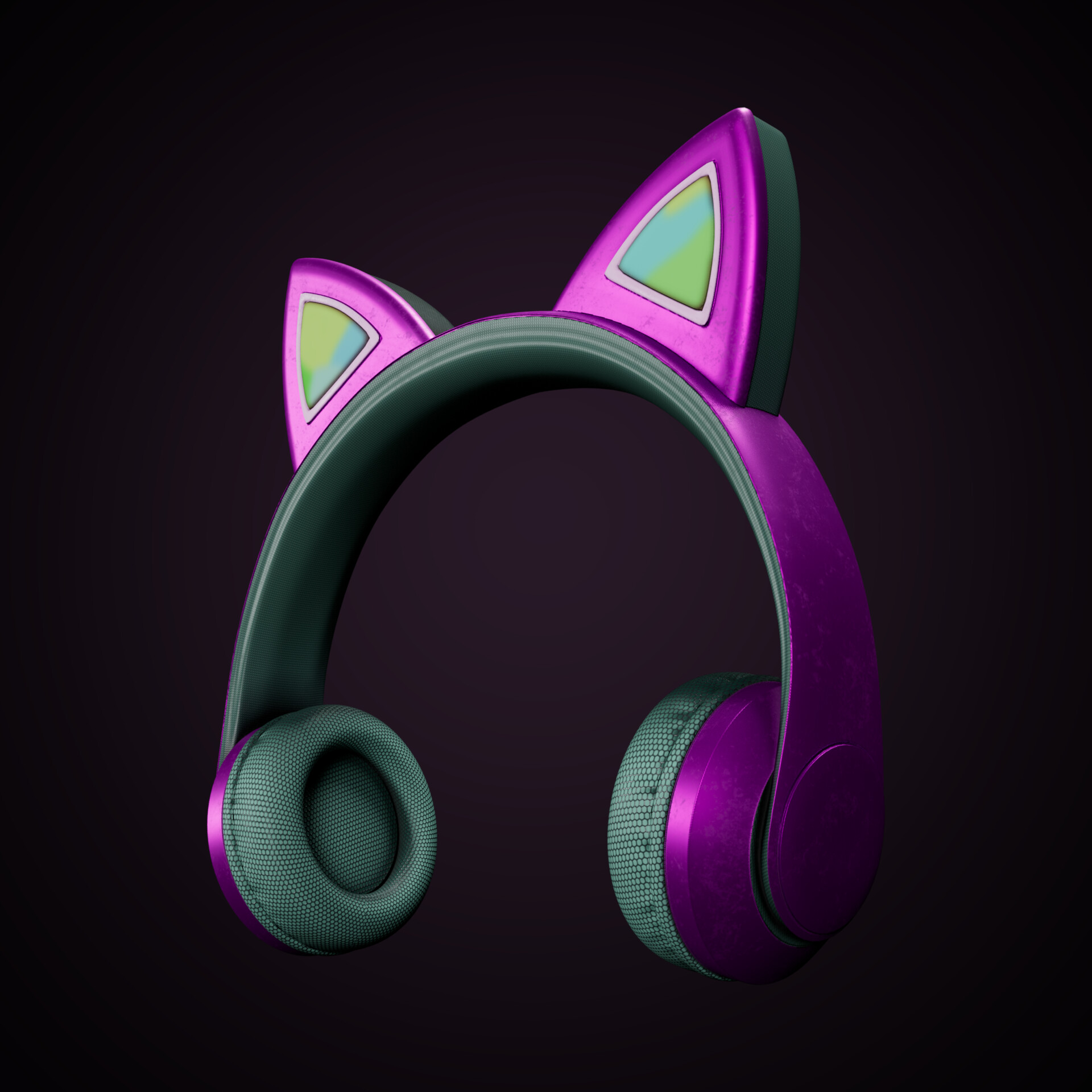 ArtStation - Cat Ear Headphone