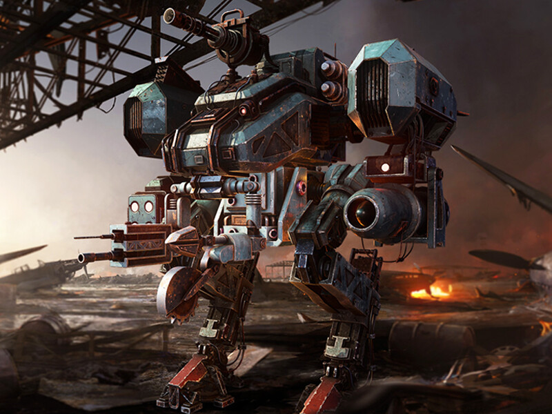 ArtStation - 【学生作品】秦侄伟 --《War Machine》