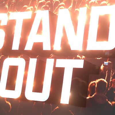 Stand Out Kinetic Typography