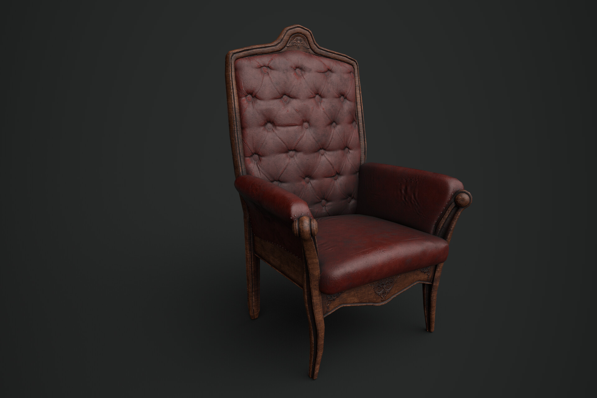 ArtStation - Vintage Armchair