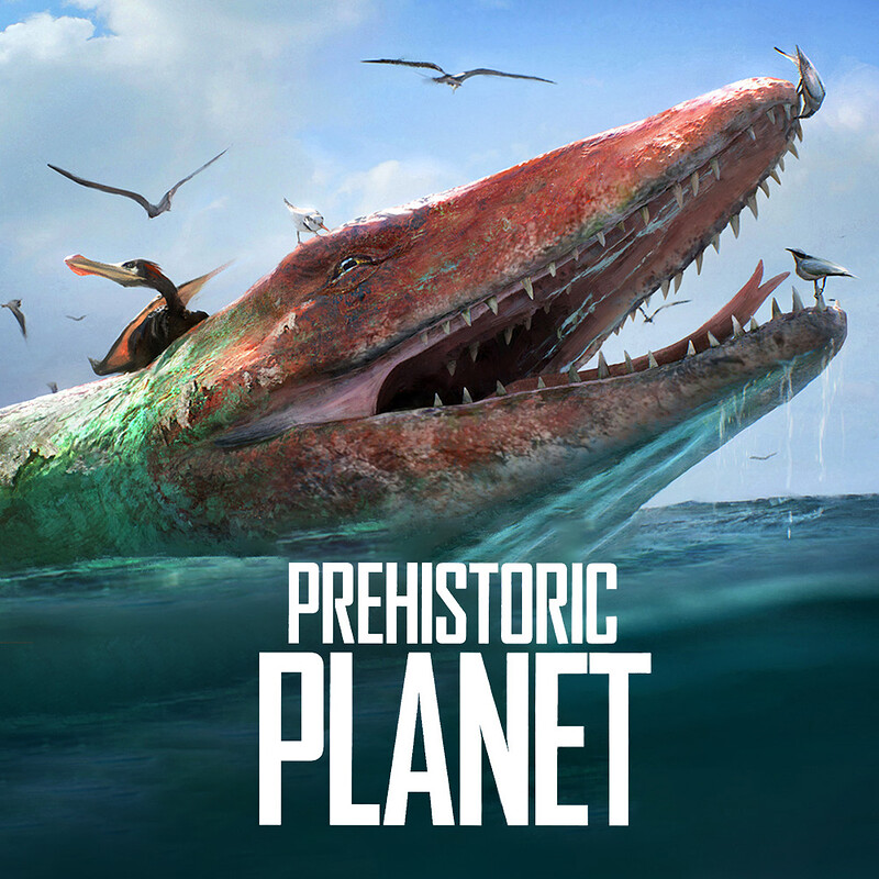 Prehistoric Planet : Mosasaur fight