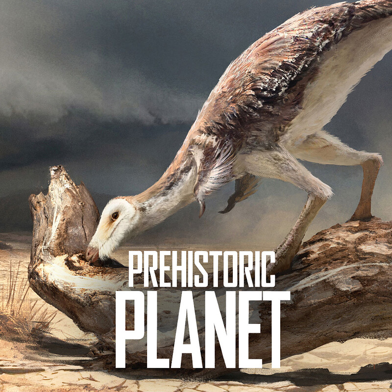 Prehistoric Planet : Mononykus chasing termites
