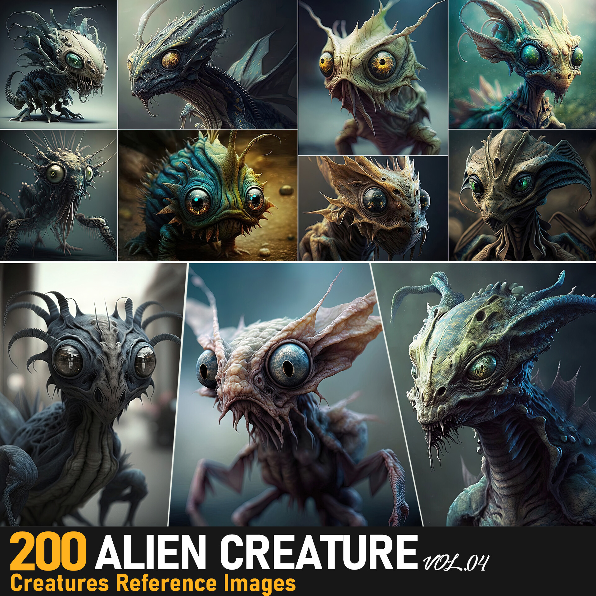 ArtStation - Alien Creature VOL.04|4K Reference Images