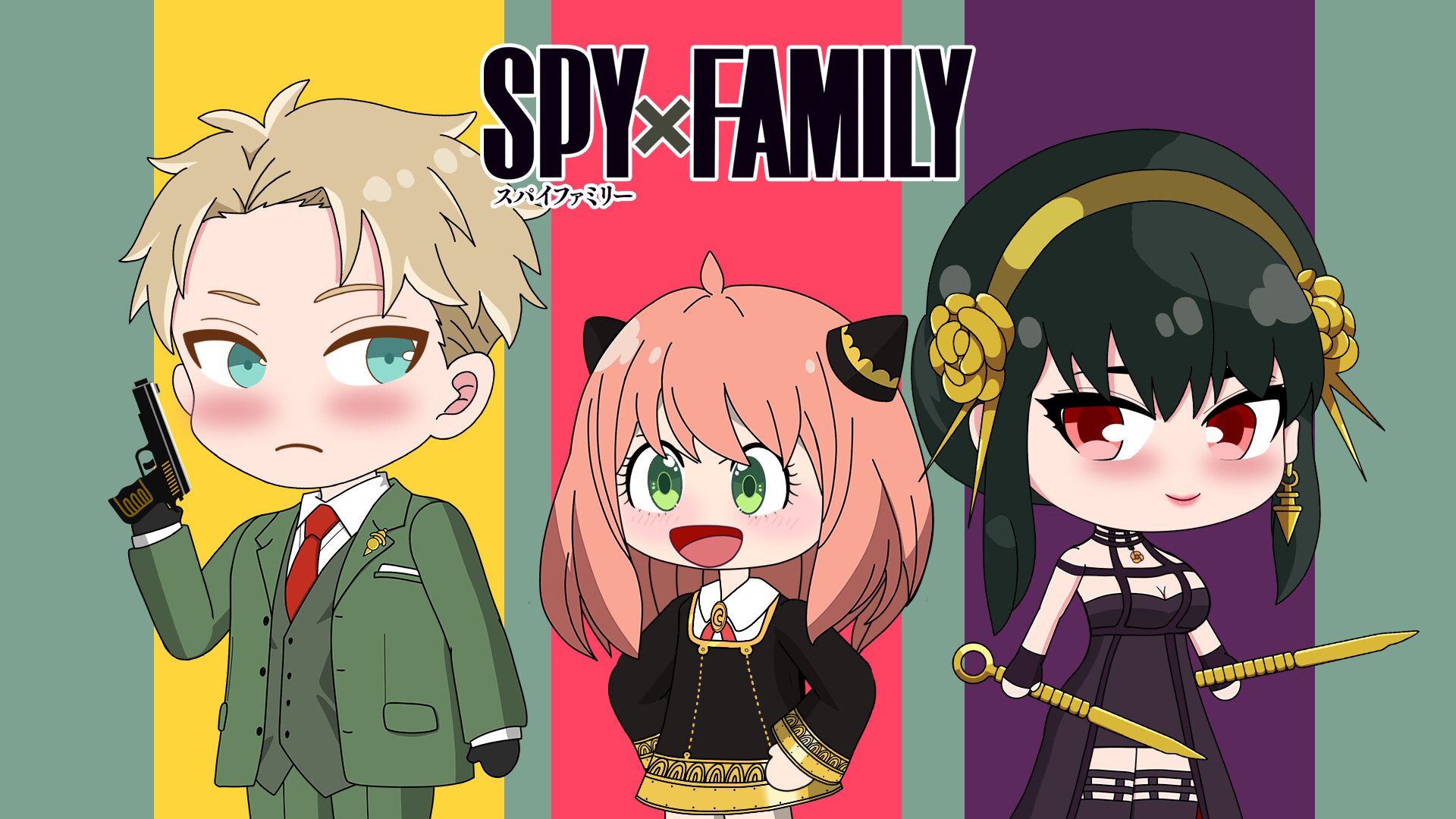 ArtStation - Spy x Family characters with chibi style