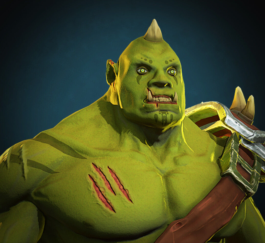 Artstation orc berserk