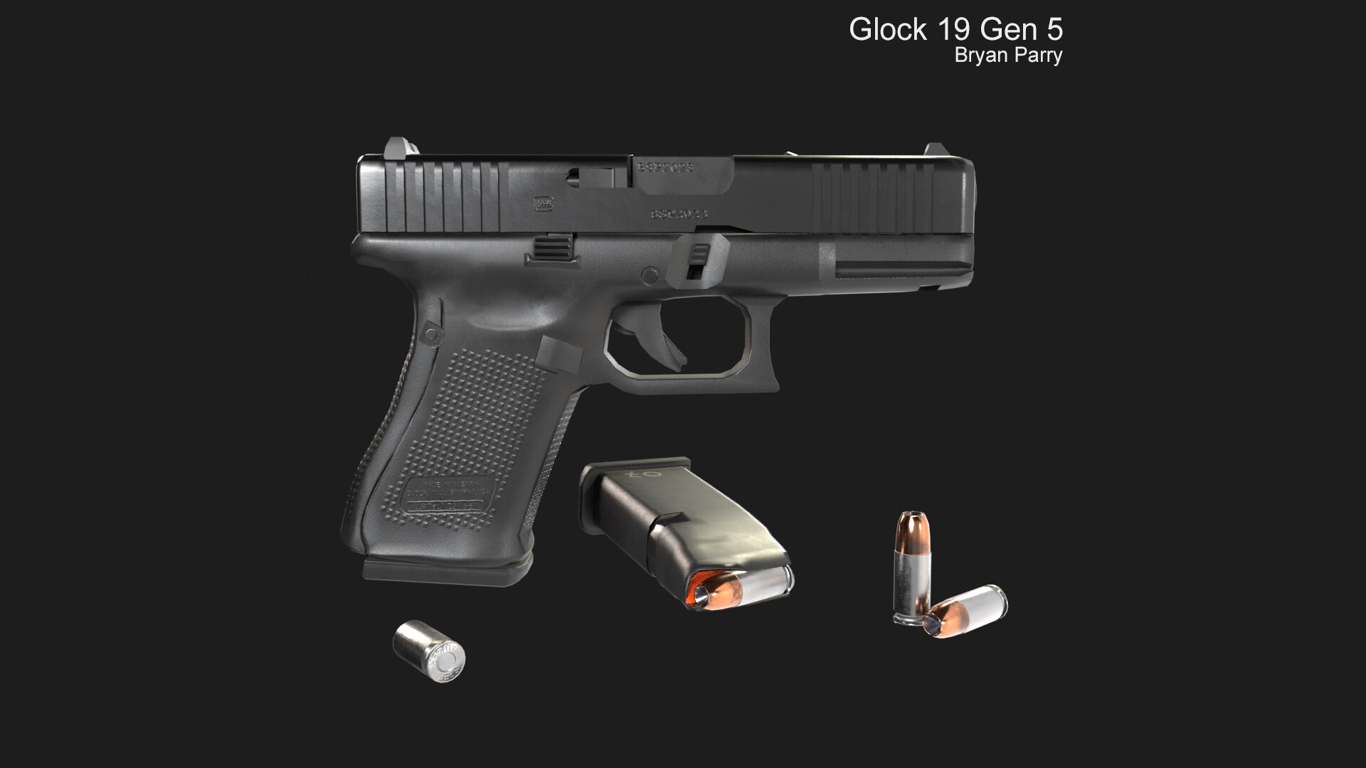 Artstation Glock 19 Gen 5 Game Ready