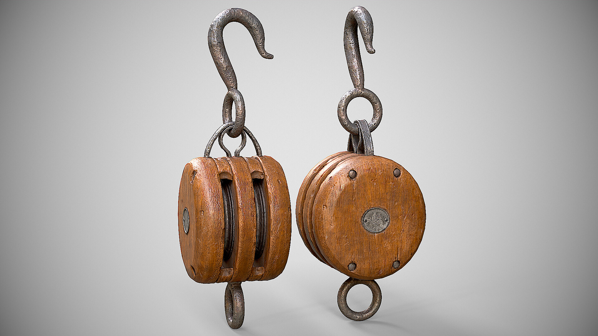 ArtStation Vintage Pulley Game Asset