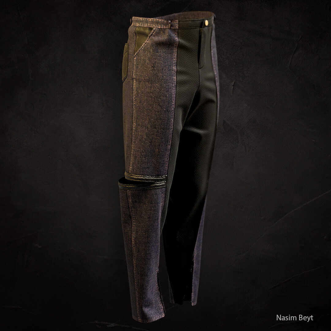 ArtStation - 3 Different Male Jeans Sets (VOL 01) with Texture. CLO3D ...