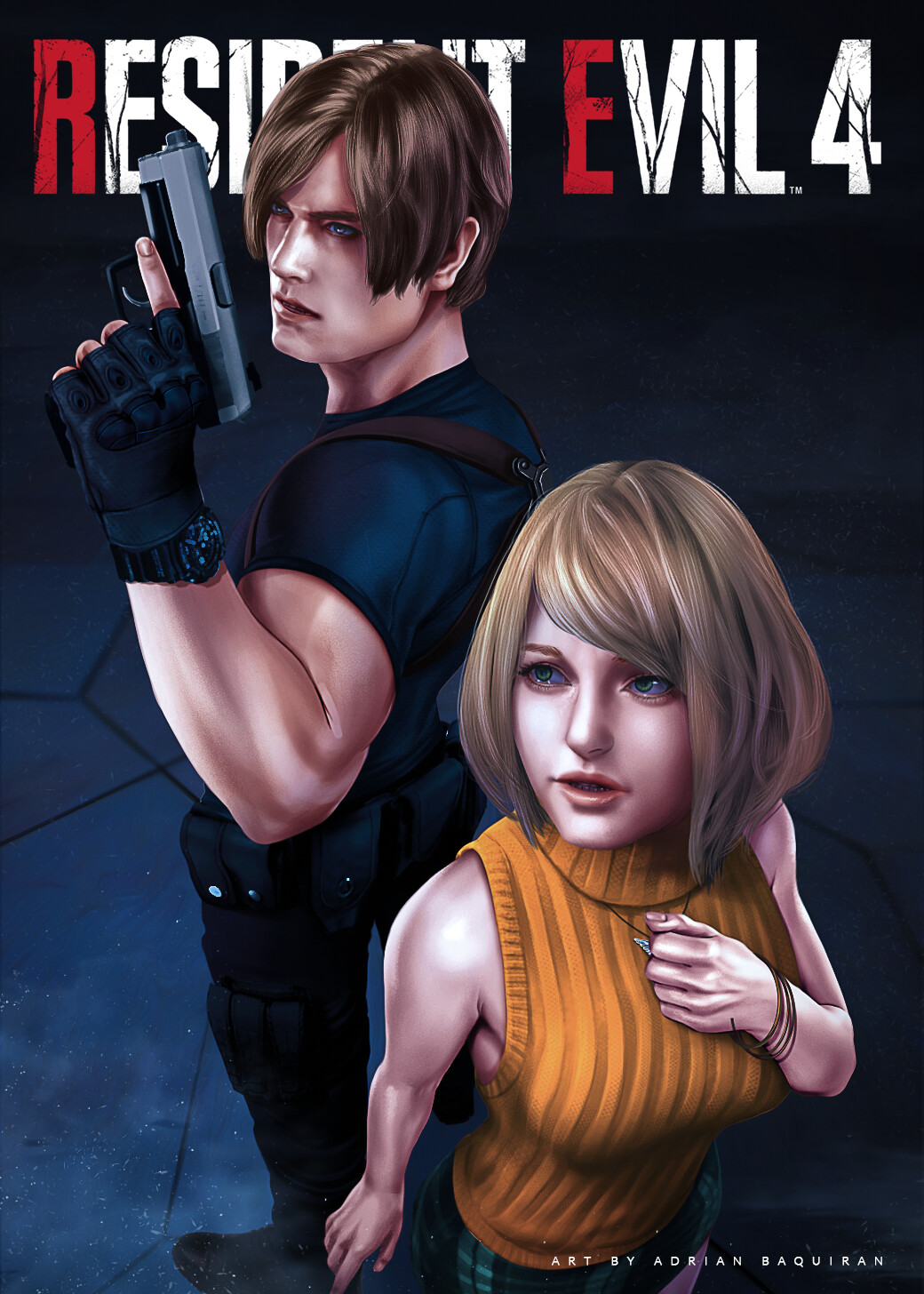 Leon, Ashley, & Ada Art - Resident Evil 4 Art Gallery