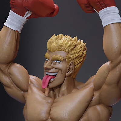 ArtStation - Makunouchi Ippo Bust