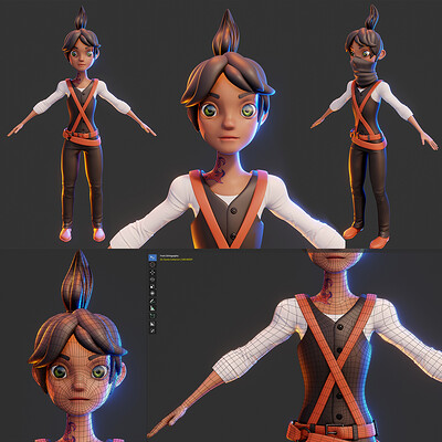 Blender 3D Character Modeling - DiKa Style 4 with Clothes
