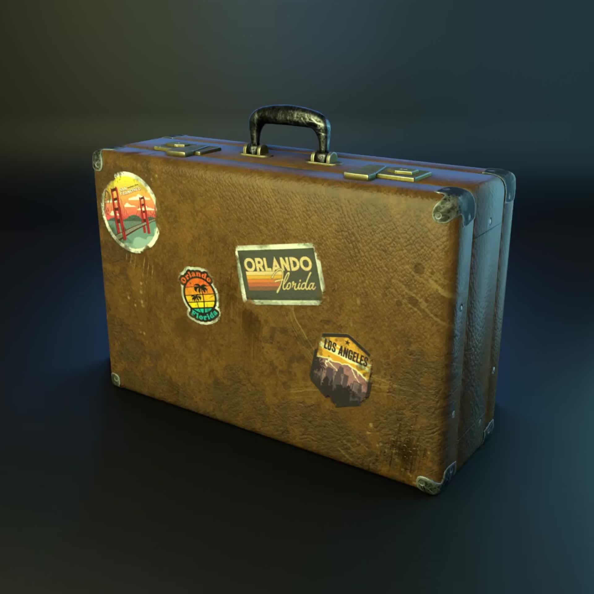 ArtStation Old Briefcase