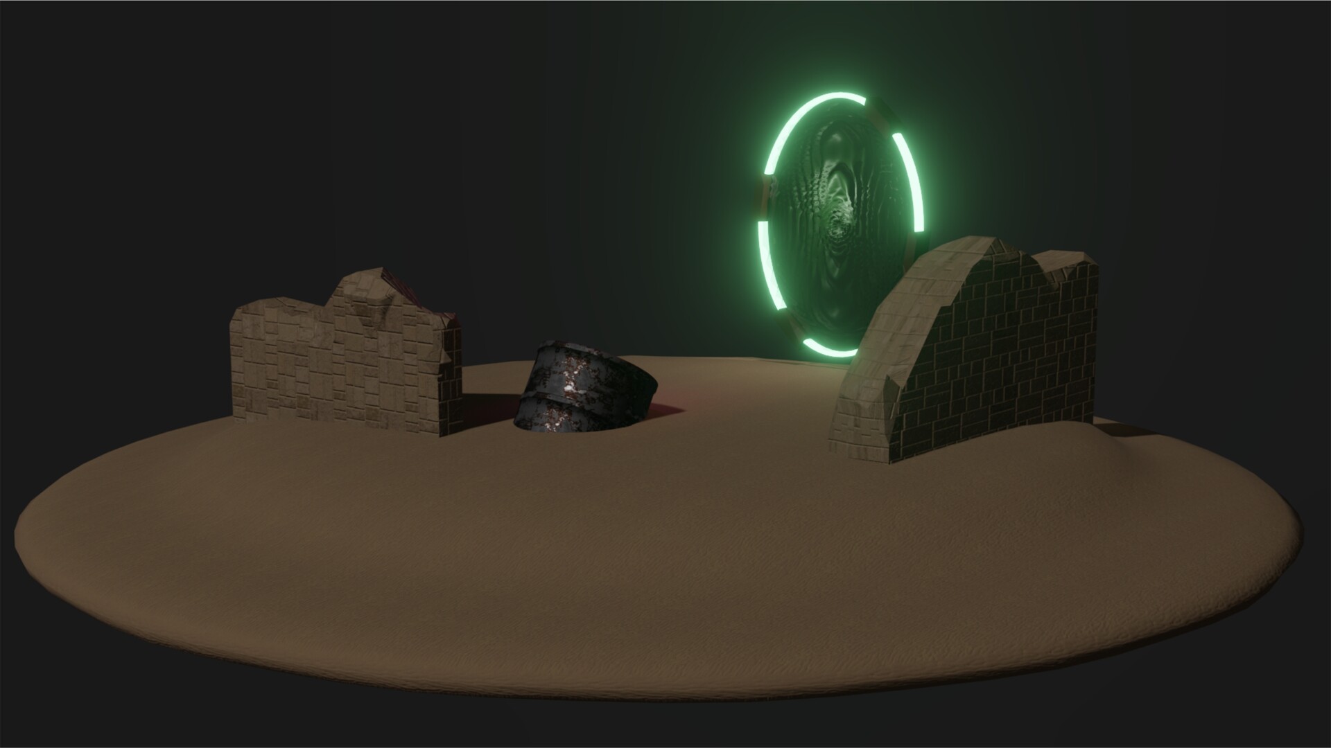 artstation-3d-environment-simple-desert