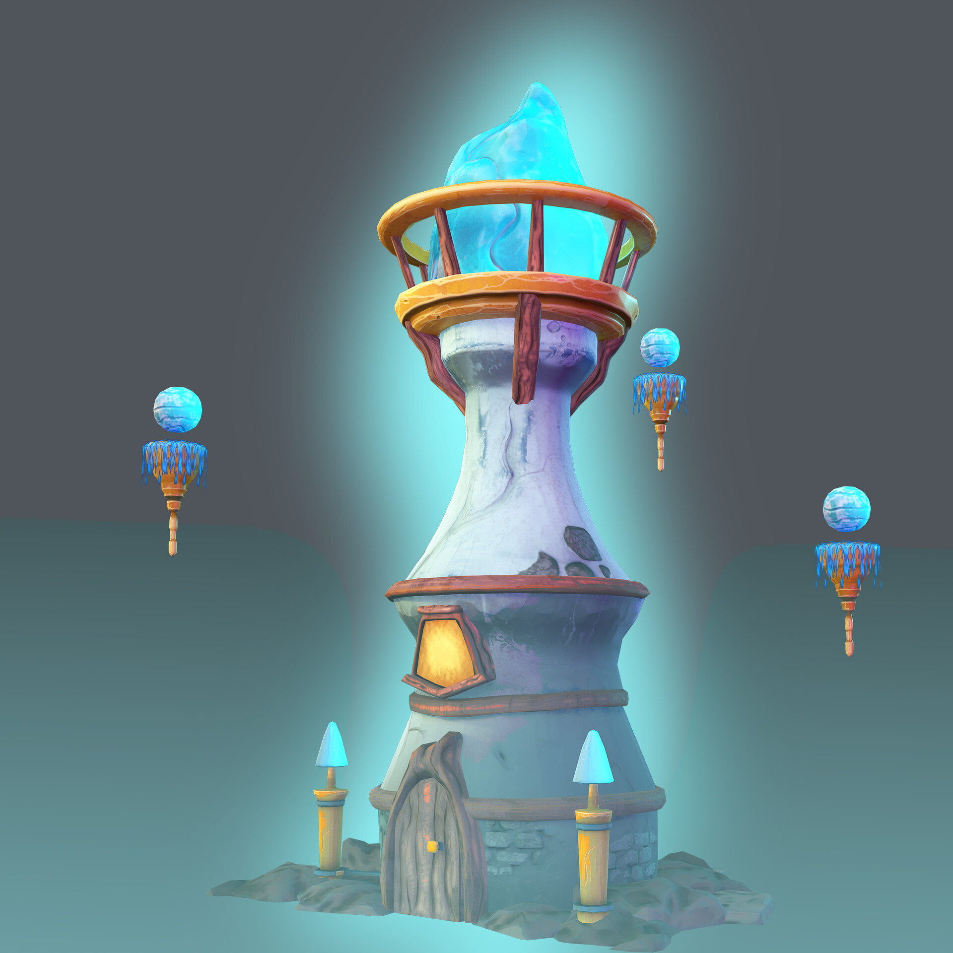 ArtStation - Water mage tower