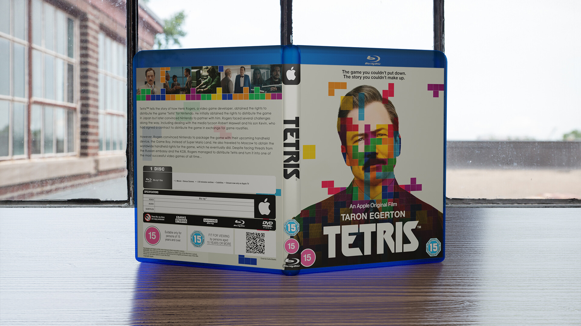 ArtStation Tetris 2023 Custom Blu ray Cover