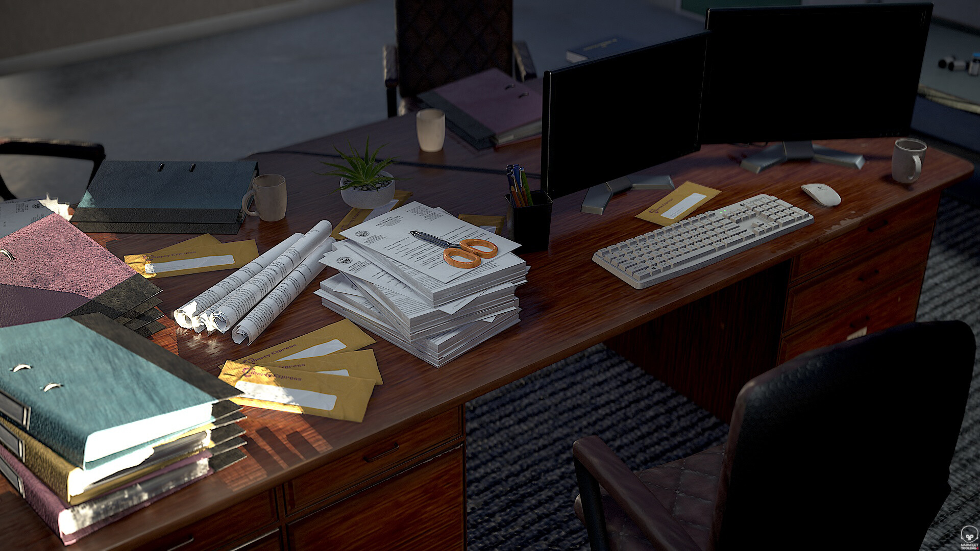 ArtStation American Typical Coroners Office