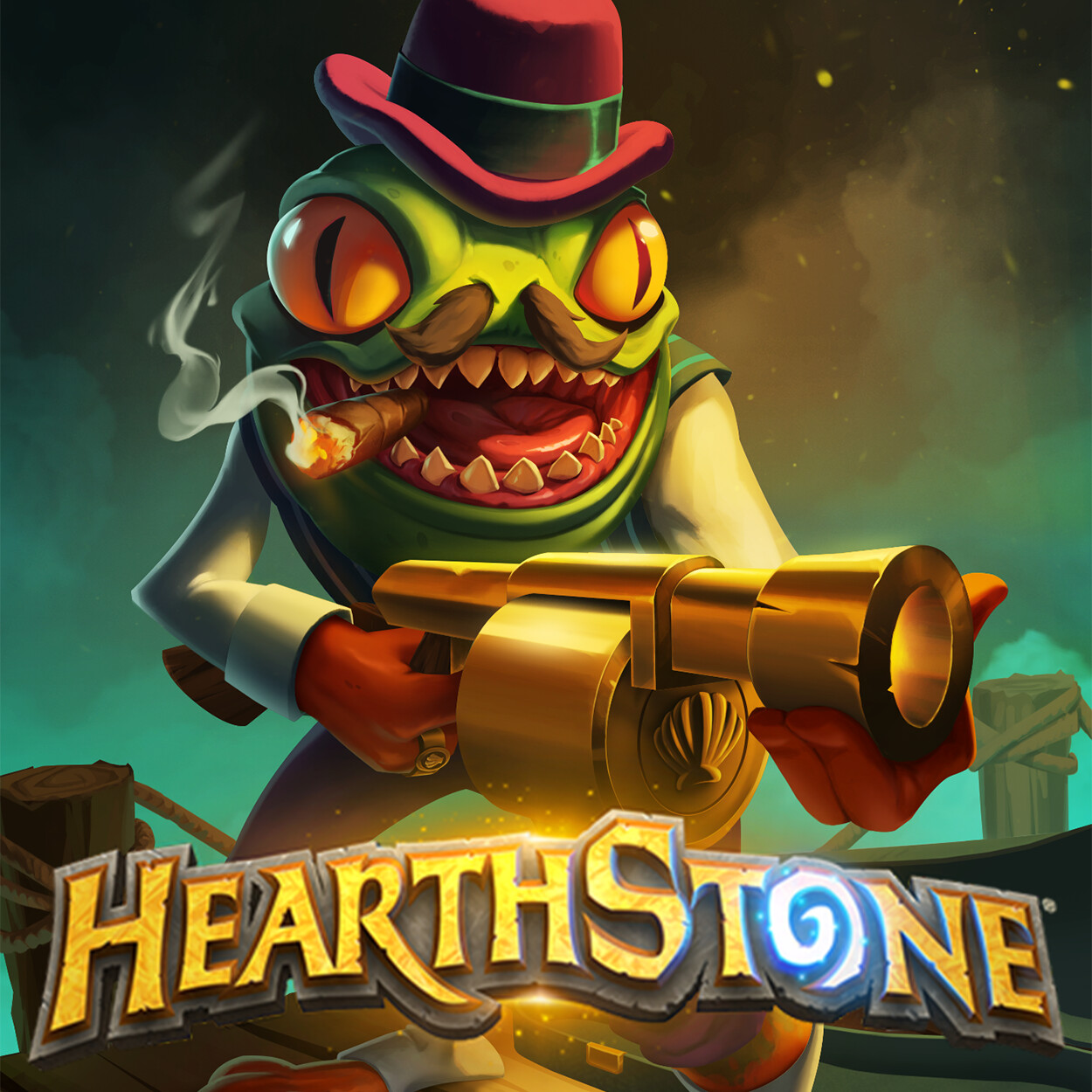 ArtStation Grimscale Chum Hearthstone card redesign