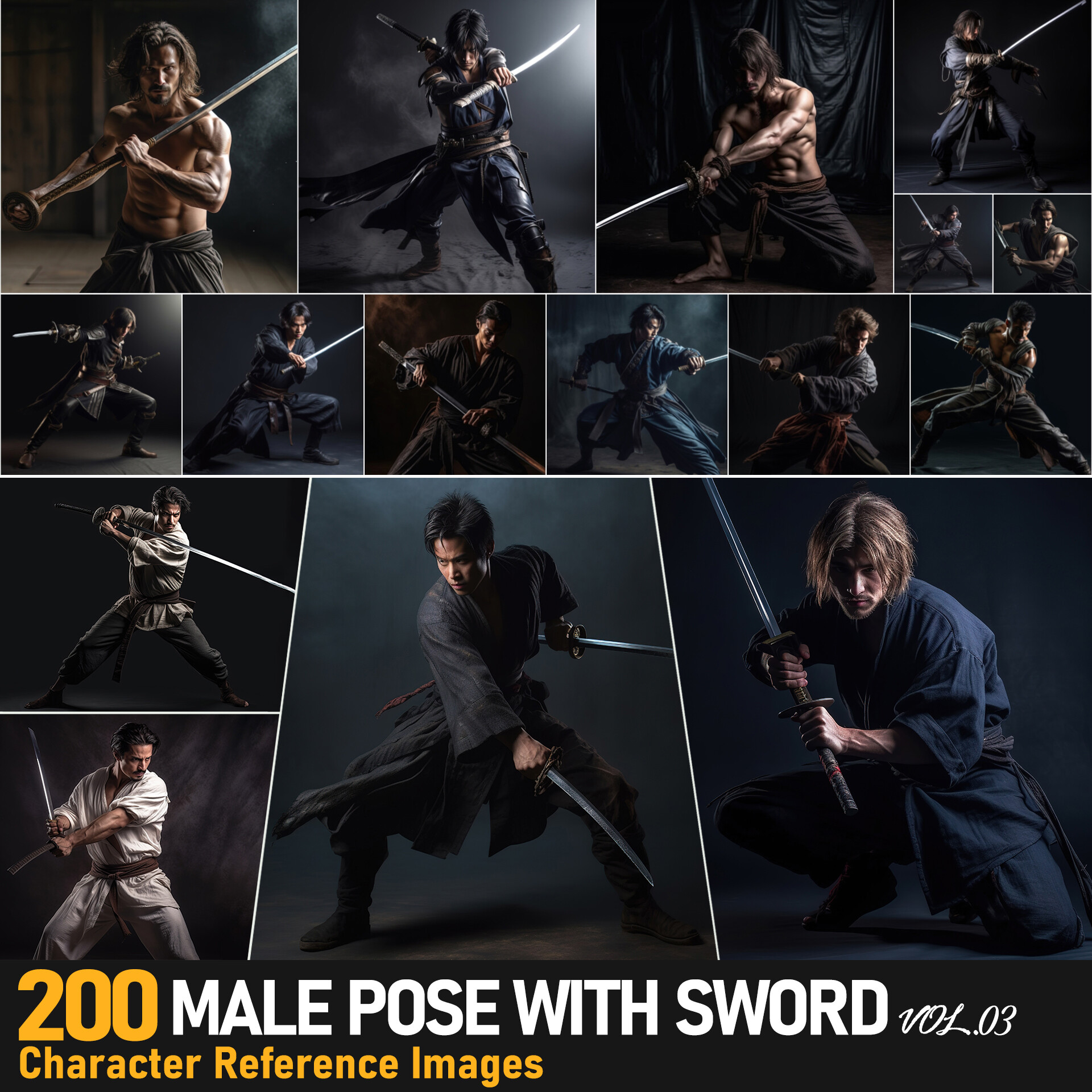 Japanese Ninja Holding A Sword Weapon And Standing In Fighting Pose Stock  Illustration - Download Image Now - iStock