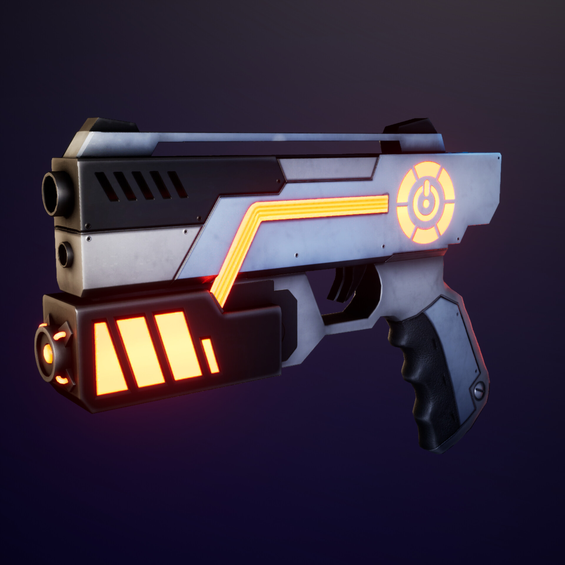 Artstation - Stylized Sci-fi Pistol