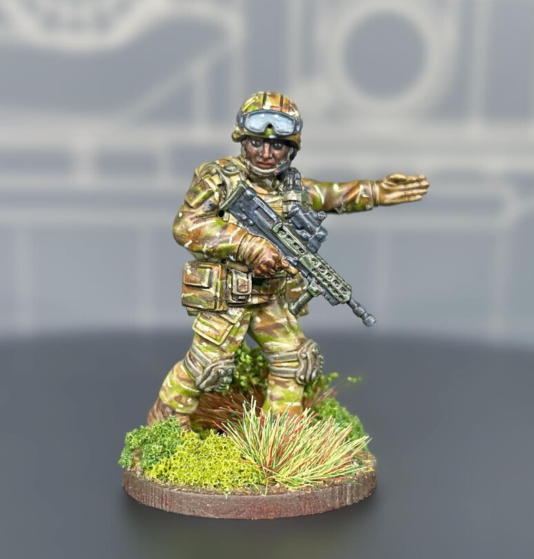 ArtStation - Design For Battle [28mm Miniature sculpts; Modern British ...