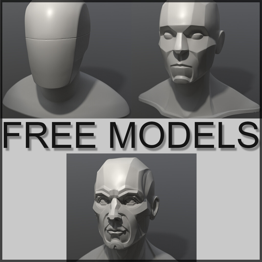 Brad myers planar bust stages free models tutorial