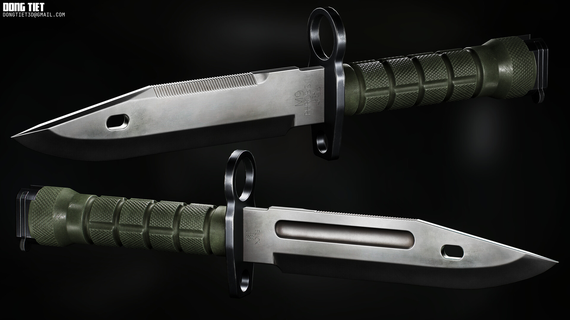 ArtStation - M9 Bayonet