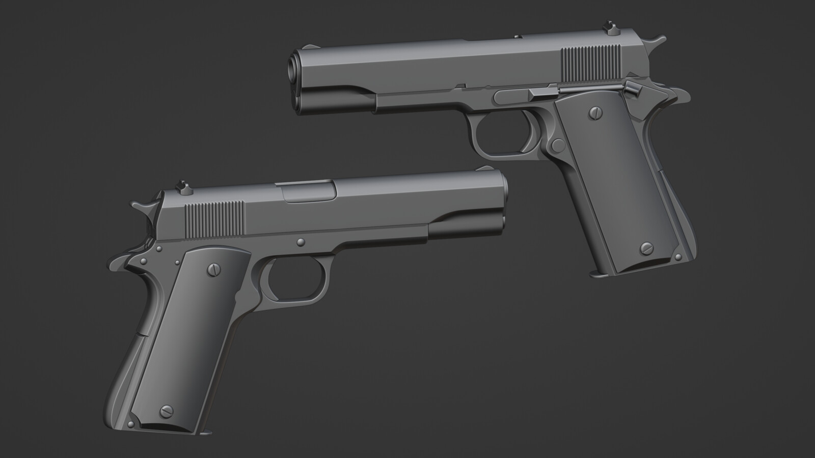 M1911 High Poly WIP