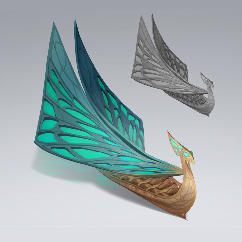 ArtStation - Elf Ship Concept Art