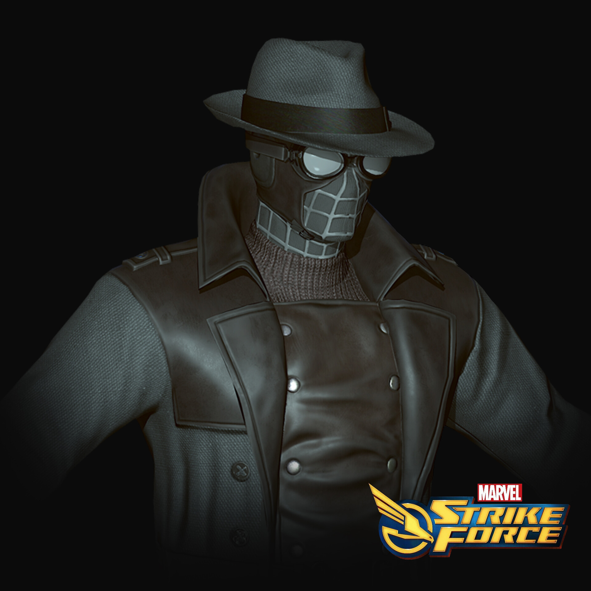 Artstation Marvel Strike Force Spiderman Noir 6352