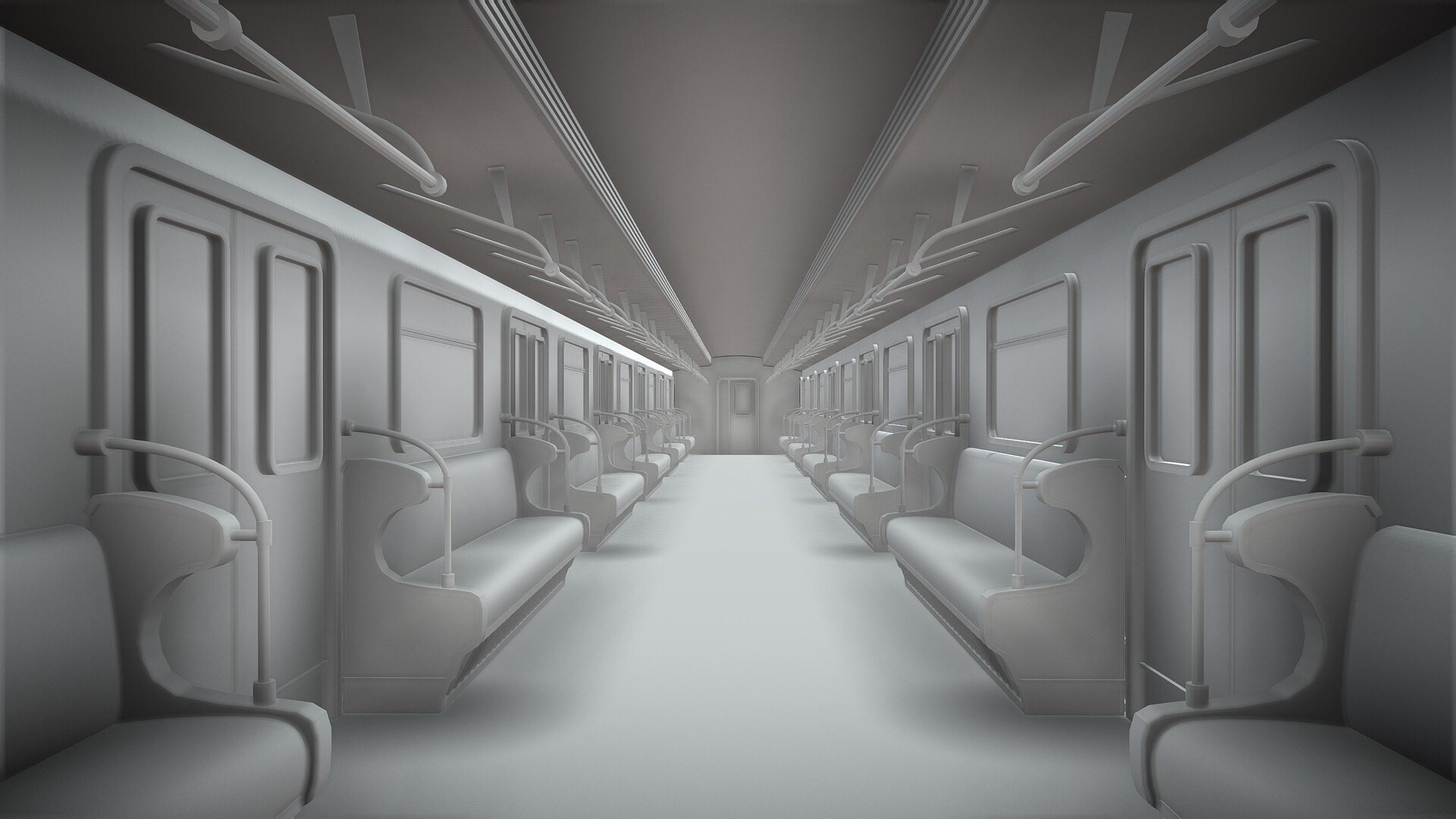 ArtStation - Train Interior