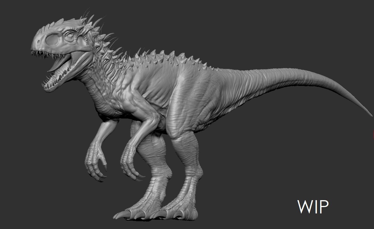 ArtStation - WIP Indominus Rex