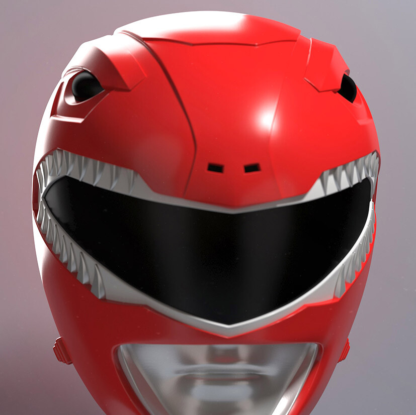 ArtStation - Red Ranger Helmet