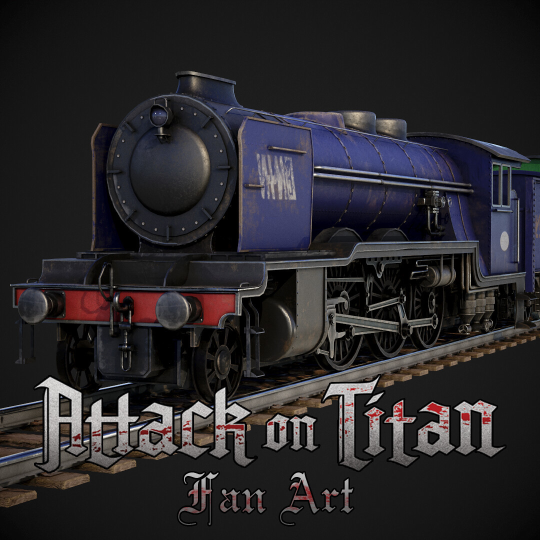 ArtStation - Attack on Titan - Train