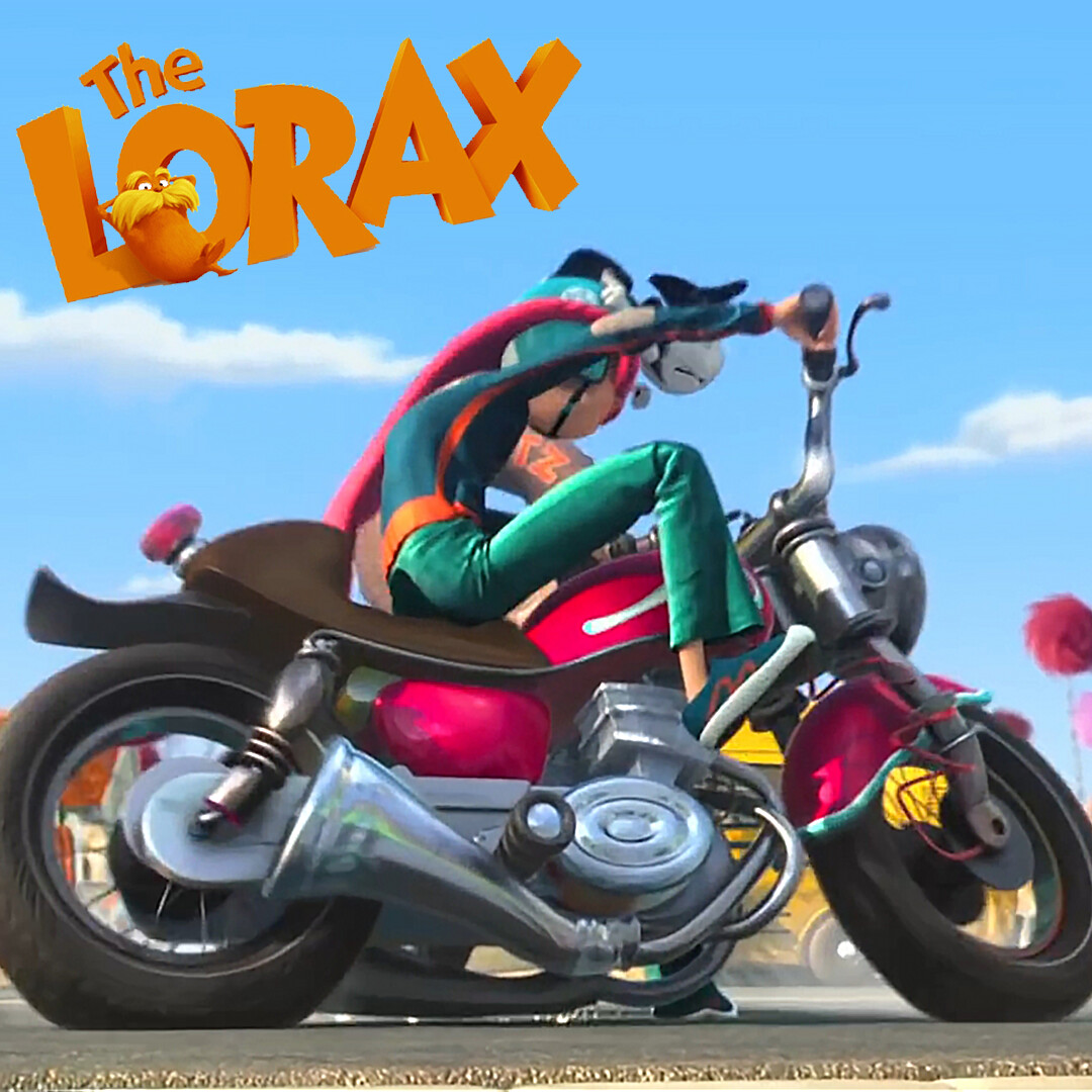 ArtStation - The Lorax - Motorcycle and other vehicles