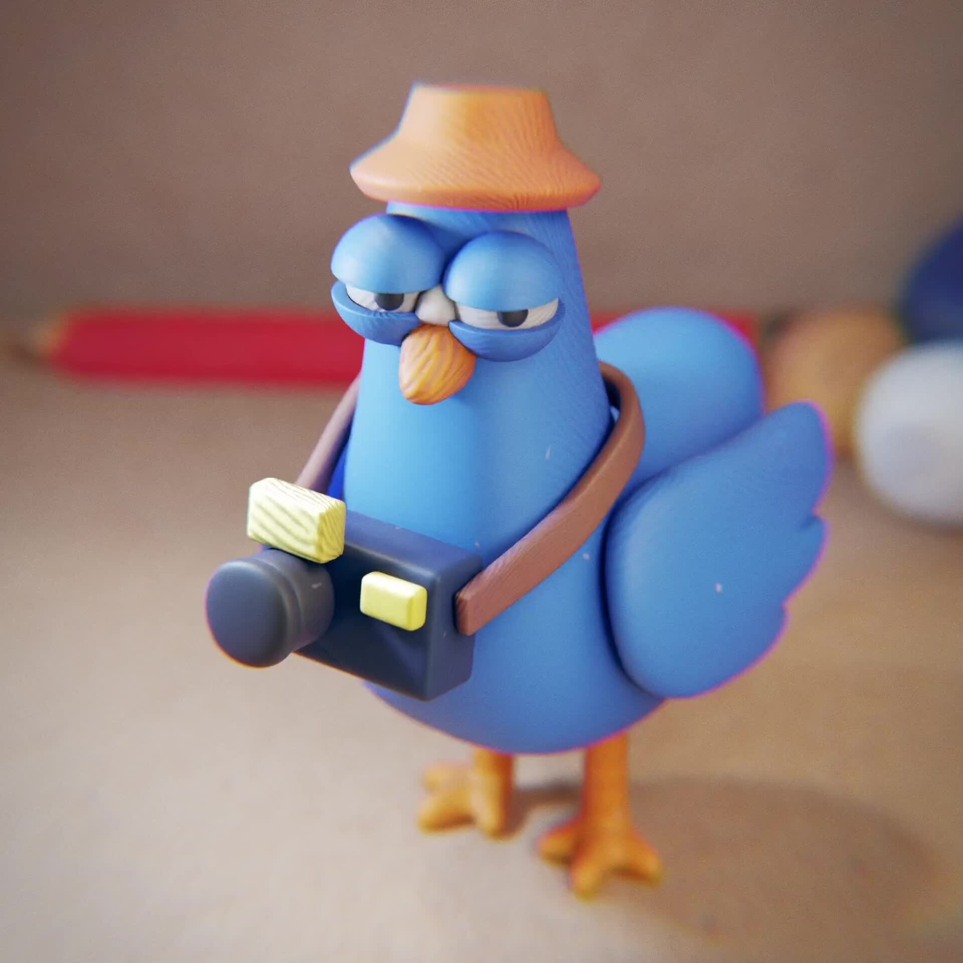 ArtStation - SPY PIGEON!