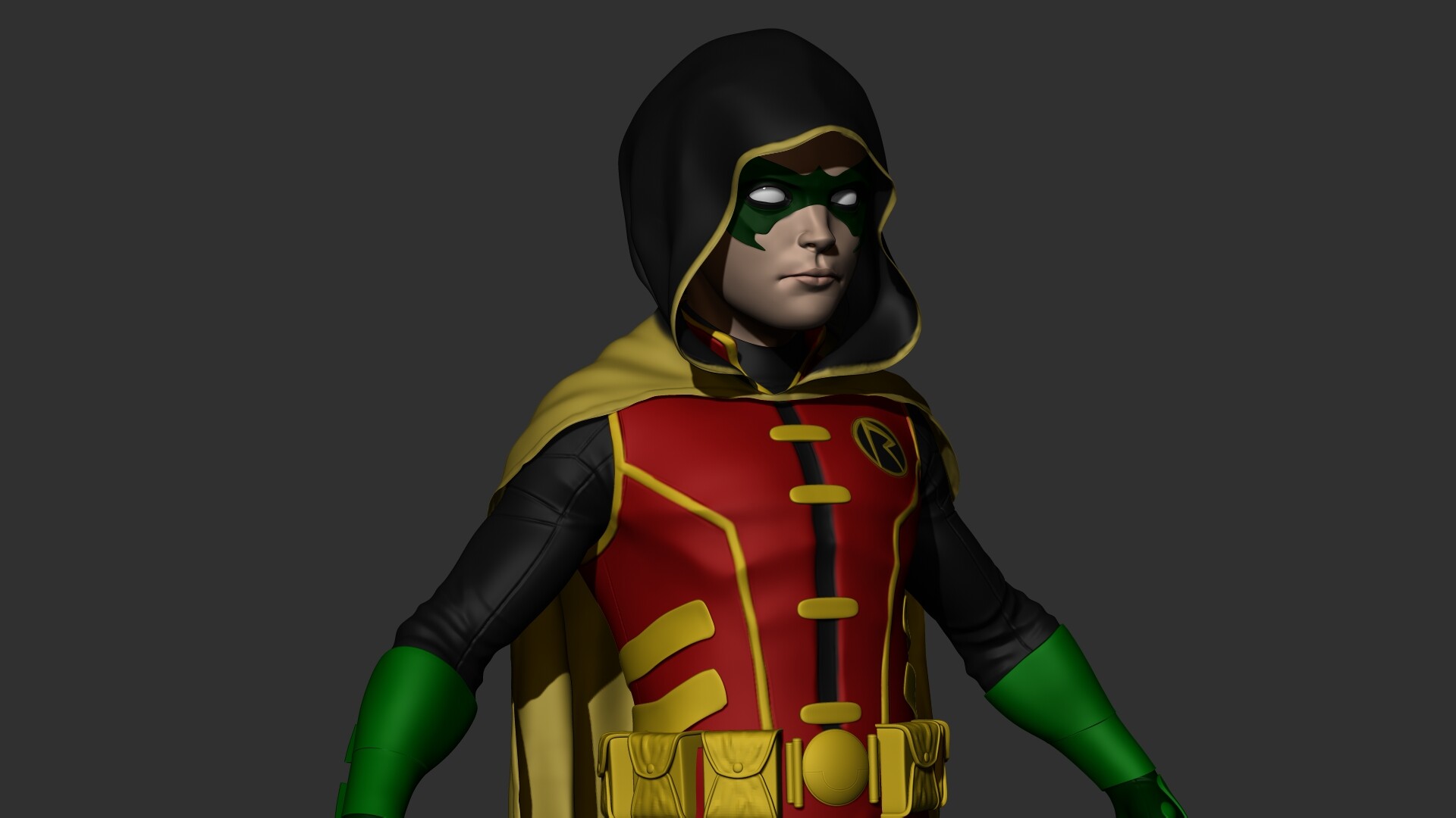 ArtStation - Robin (Damian Wayne) WIP