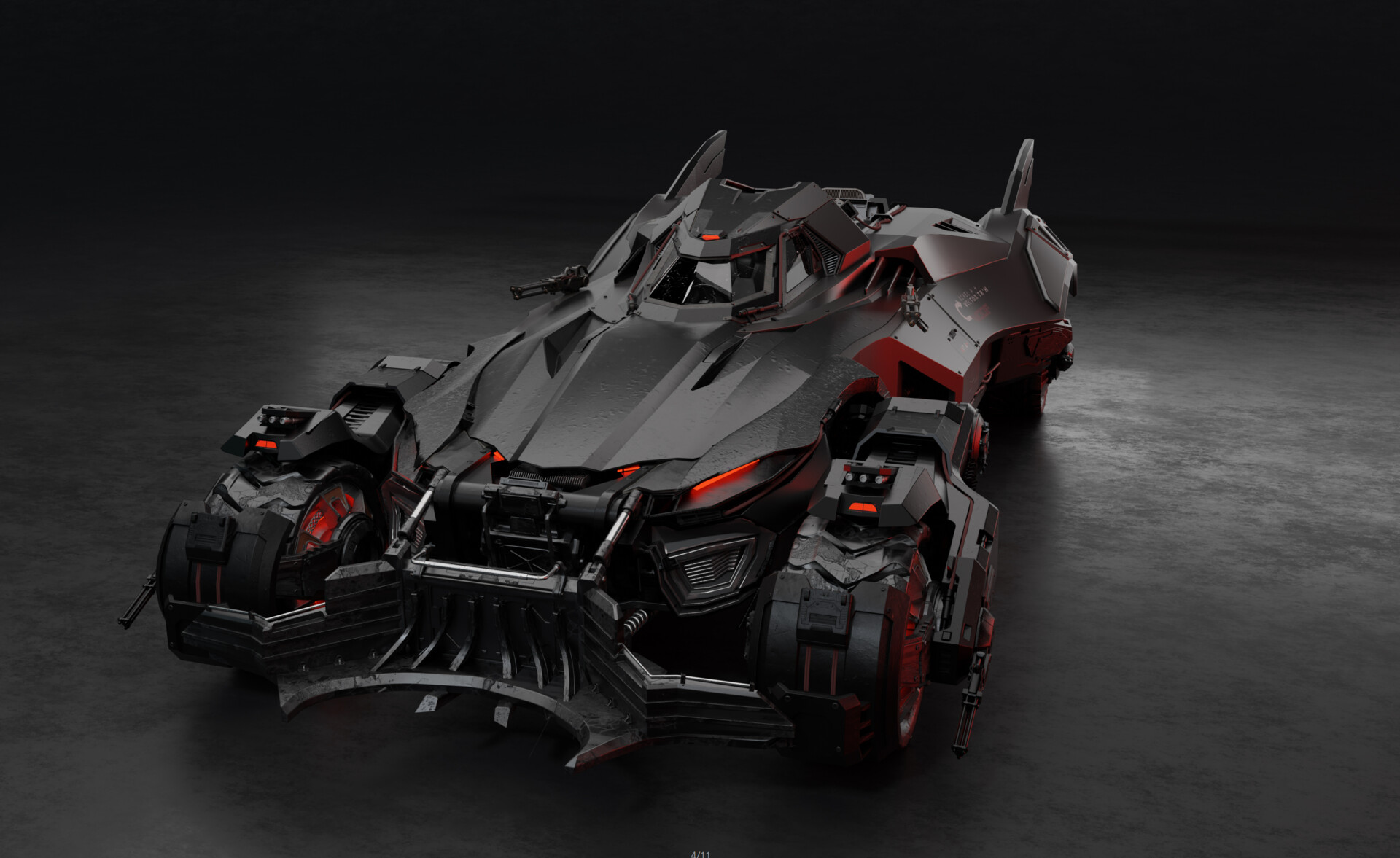 Artstation - The Batman Car