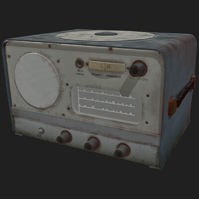 ArtStation - 1976 Allen Bradford Model 300 Portable Radio