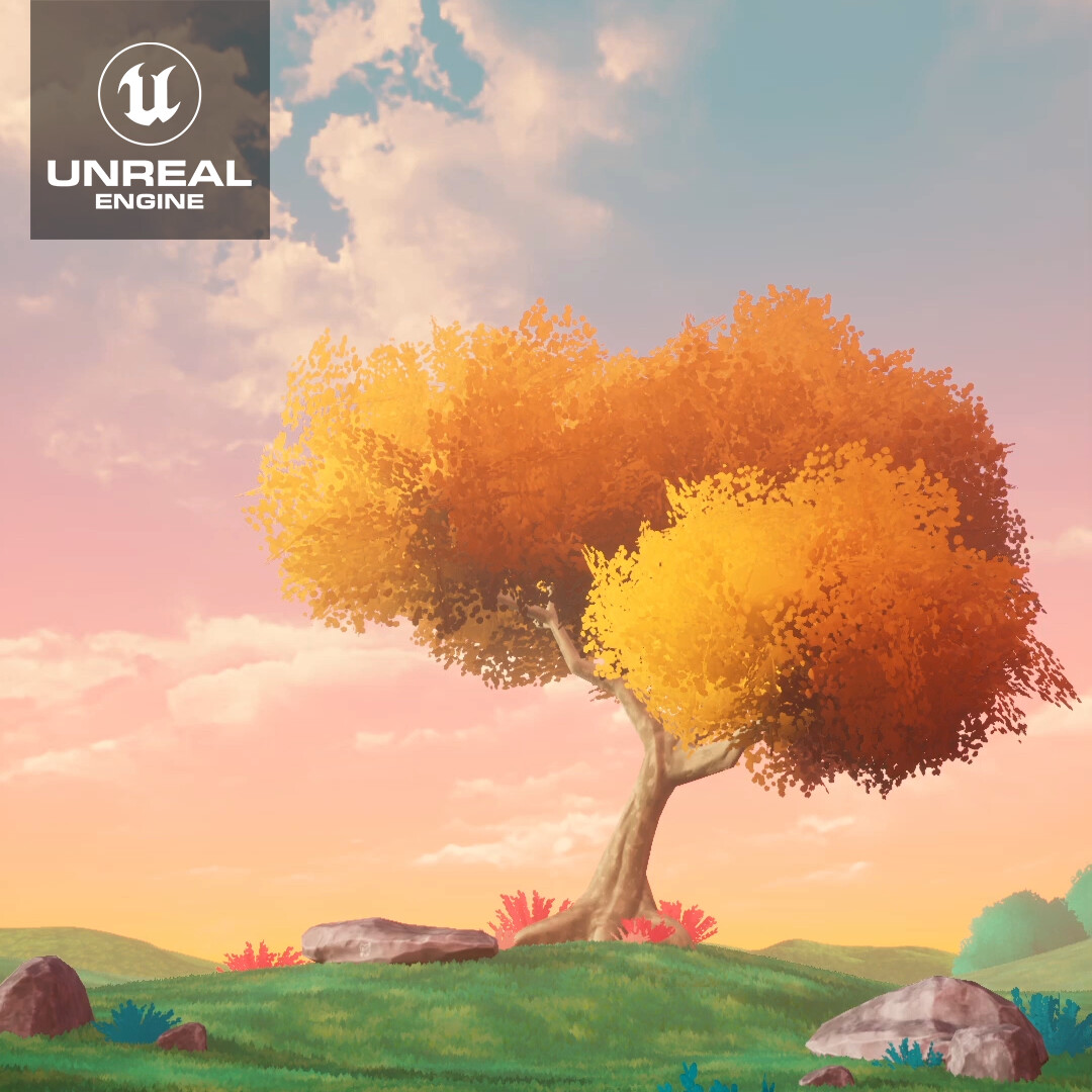 ArtStation - Lonely Tree - Game Art