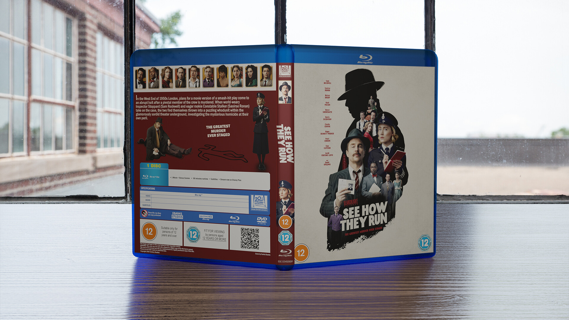 ArtStation - See How They Run (2022) Custom Blu-ray Cover