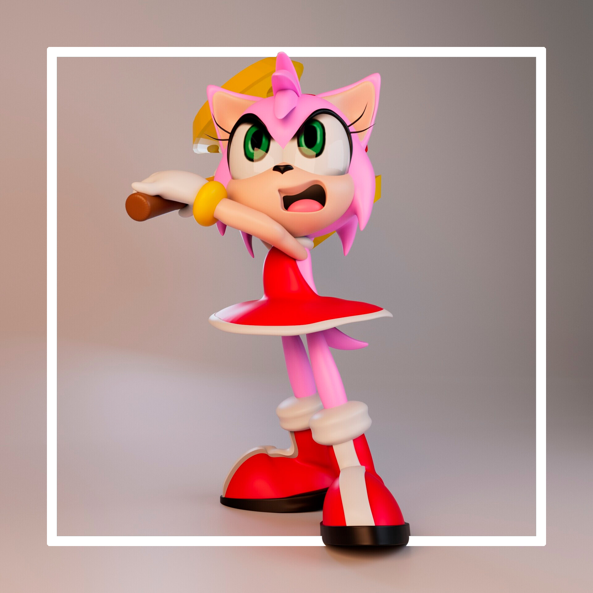 ArtStation - Sonic X Amy Rose (PNG) Sonic Boom Knuckles (PNG