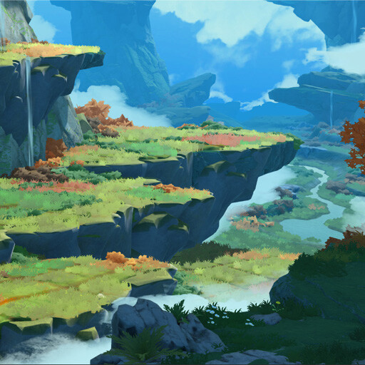 ArtStation - 二次元场景风格探索