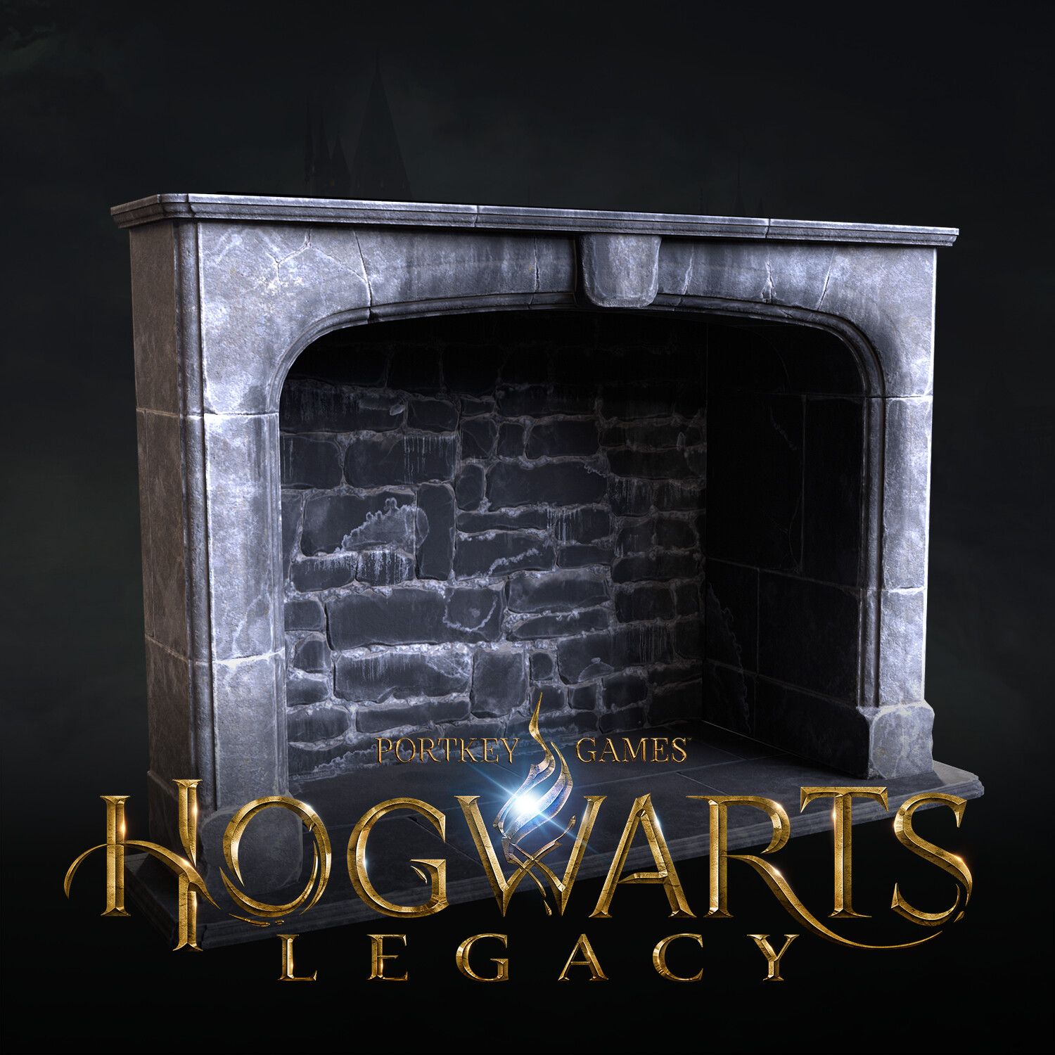 ArtStation Hogwarts Legacy Hamlet Fireplace