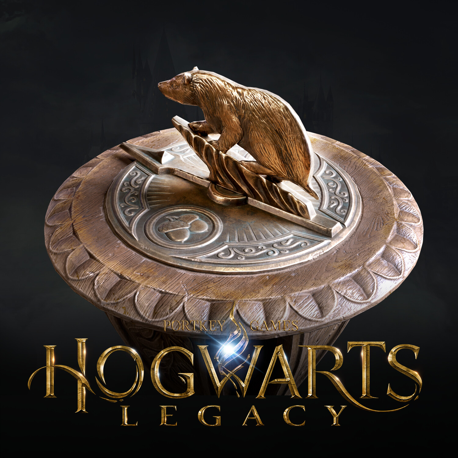 ArtStation Hogwarts Legacy Sundial Badger