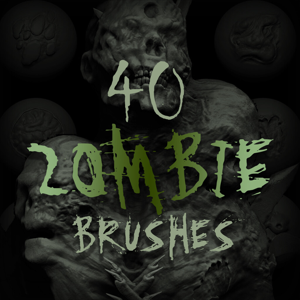 ArtStation - Zbrush - Zombie VDM Brush