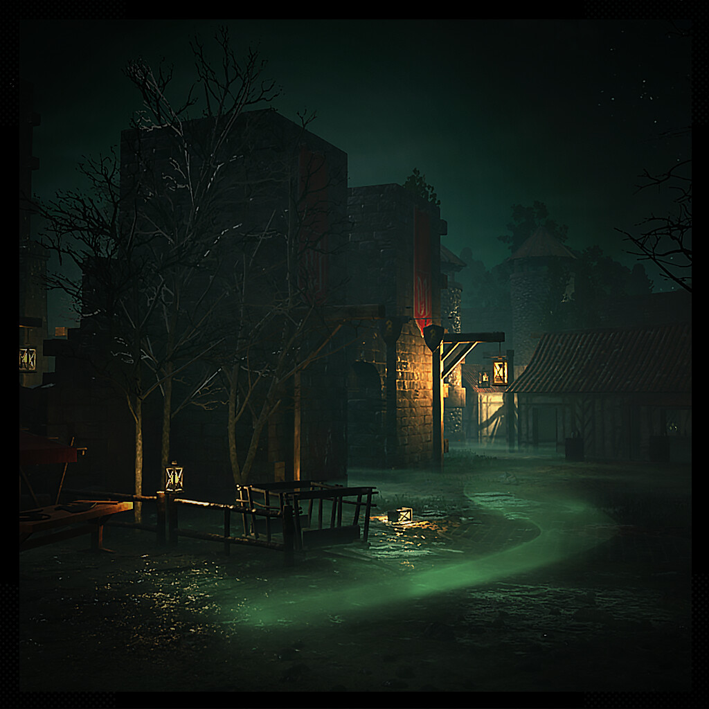 ArtStation - Horror Village Environment