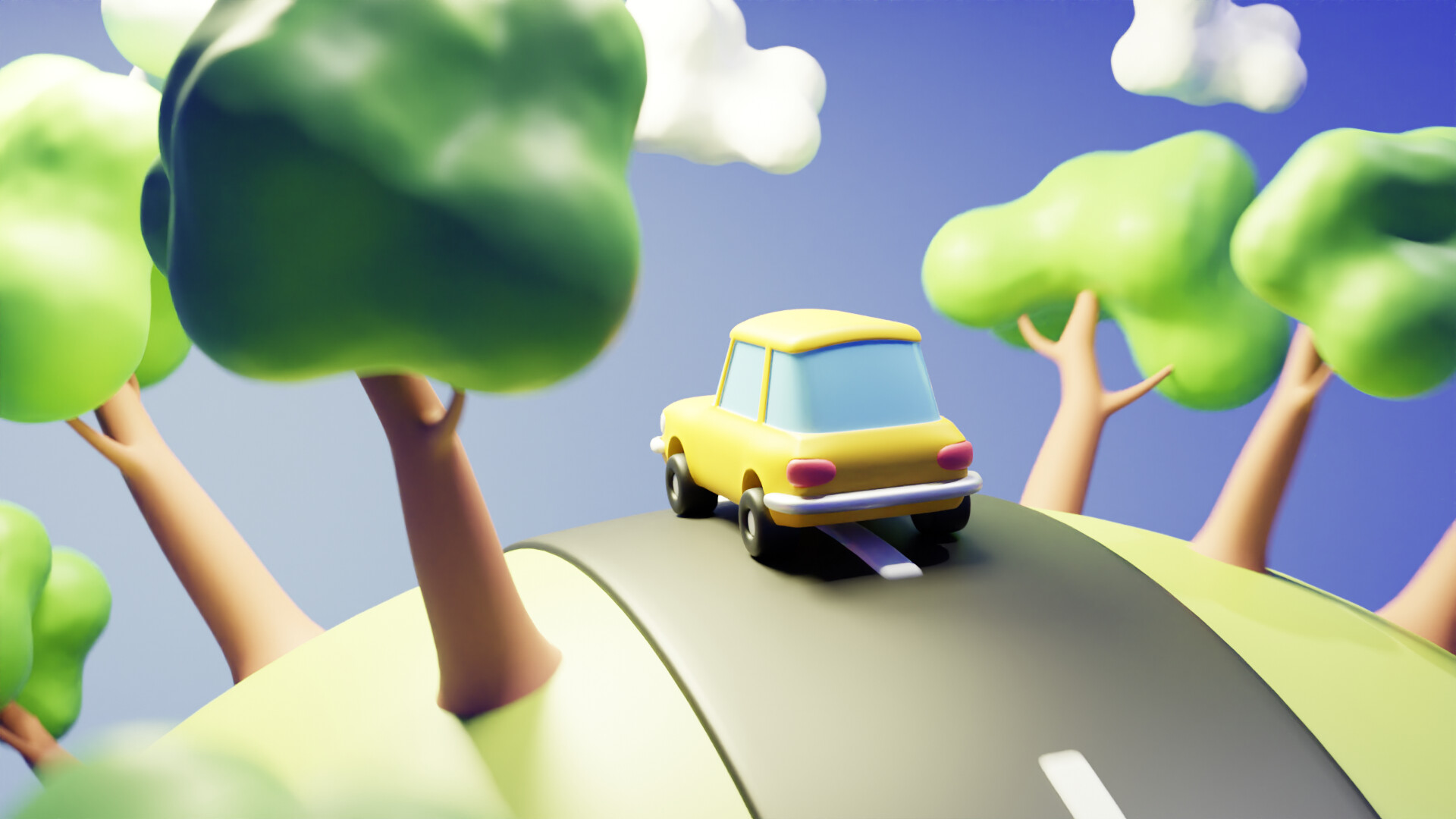 ArtStation - Stylized car Animation